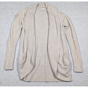 Barefoot‎ Dreams Women Sweater XS/S Cozychic Lite Circle Cardigan Lounge Ribbed